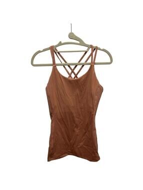 Be Active peach cross back tank, women’s size S
